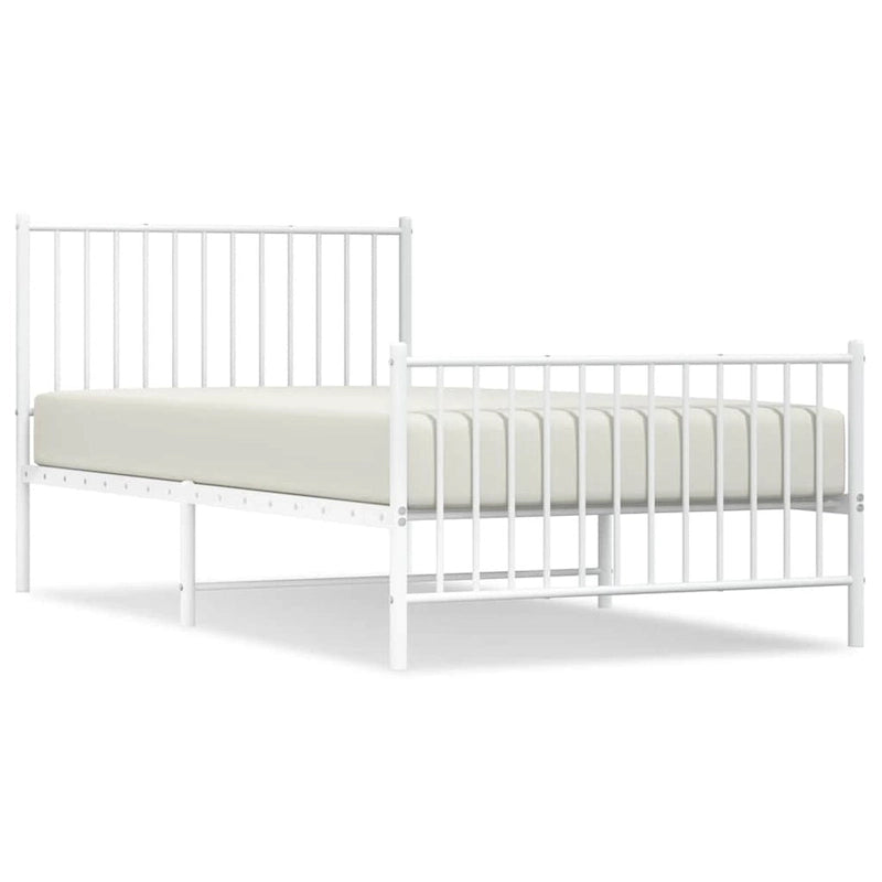 vidaXL Metal Bed Frame, No Mattress
