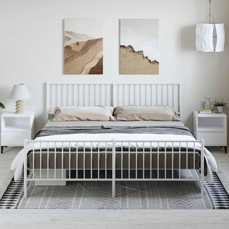 vidaXL Metal Bed Frame, No Mattress