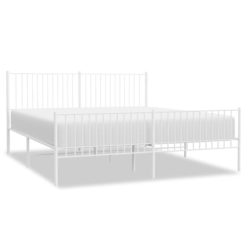 vidaXL Metal Bed Frame, No Mattress