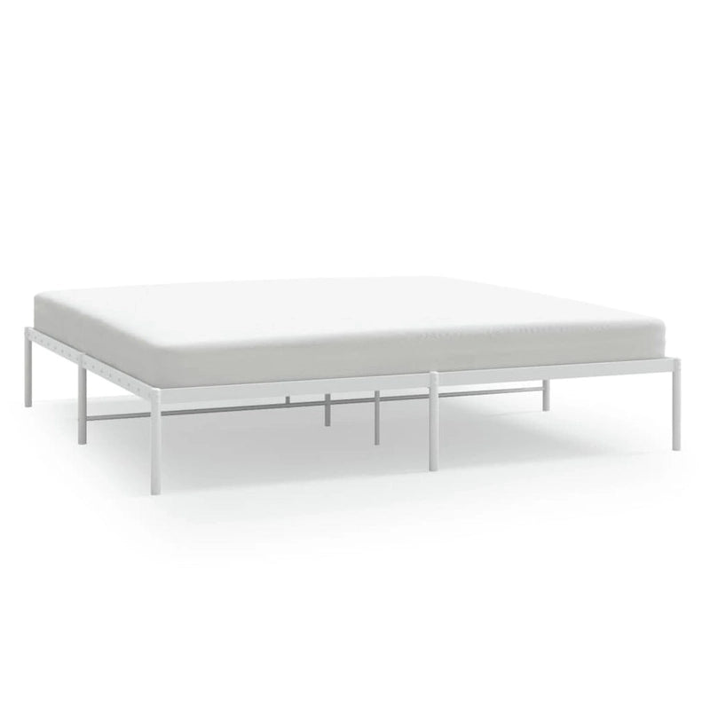 vidaXL Metal Bed Frame, No Mattress