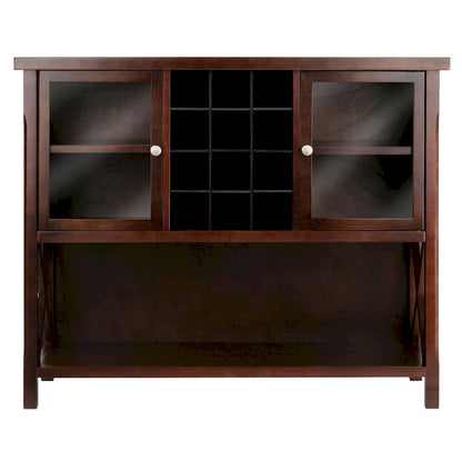 Xola Buffet Cabinet, Cappuccino - 43.8W x 18D x 35.9H