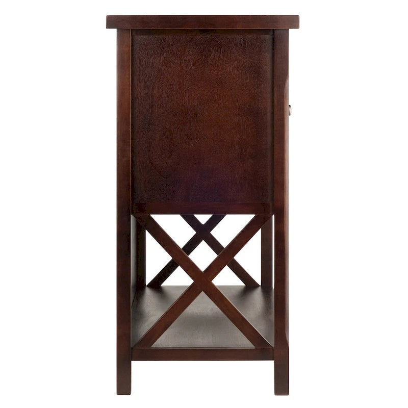 Xola Buffet Cabinet, Cappuccino - 43.8W x 18D x 35.9H