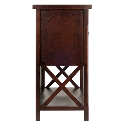 Xola Buffet Cabinet, Cappuccino - 43.8W x 18D x 35.9H