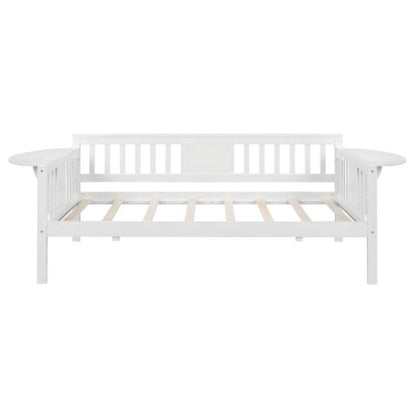 Wood Slat Support twin size Daybed in White