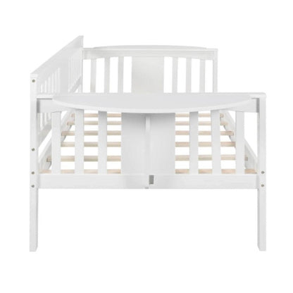 Wood Slat Support twin size Daybed in White