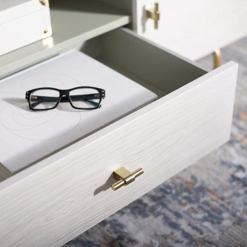 SAFAVIEH Lerke Media TV Stand - 54 W x 15.7 L x 19.7 H - 54Wx16Dx20H