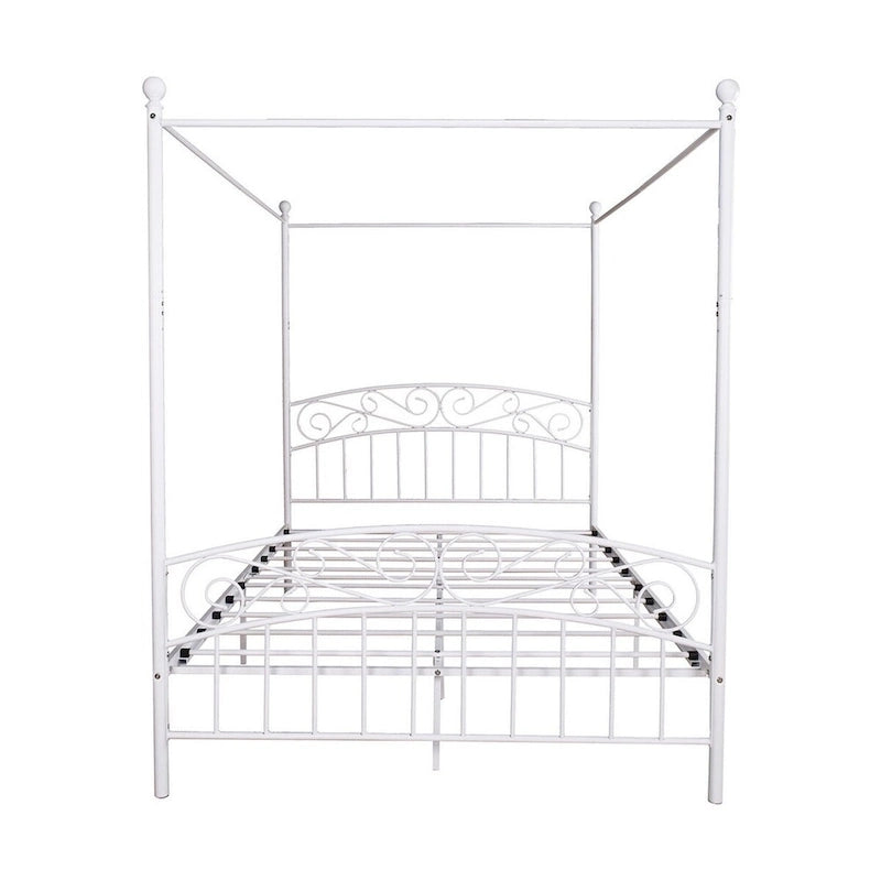 Aufank Classic Metal Canopy Bed Frame, Easy Assembly