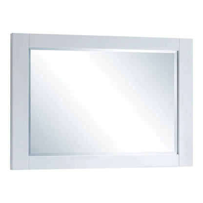 Furniture of America Ballingham Contemporary White 2-Piece 6-Drawer Dresser and Mirror Set