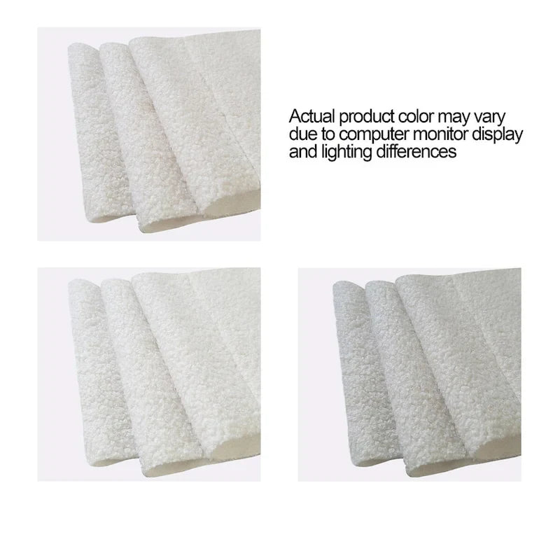 Queen Size Boucle Upholstered Platform Bed with Drawer