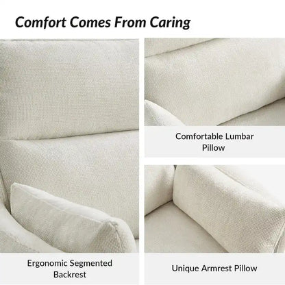 Barry Modern 38 Power Rocking Swivel Nursery Recliner with USB Ports Set of 2 by HULALA HOME