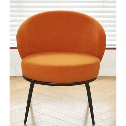 Mid Century Velvet Upholstered Living Room Accent Chair