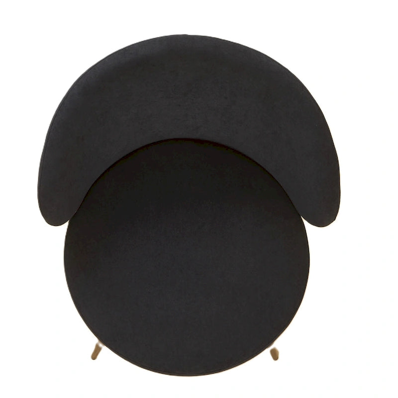 Mid Century Velvet Upholstered Living Room Accent Chair