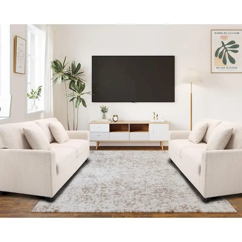 83 inch Oversized Loveseat Sofa Modern Couch with Deep Seat