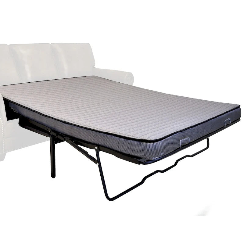 Made in USA Rancho Rustic Brown Buckskin Fabric Sofa Bed and Two Chairs Set