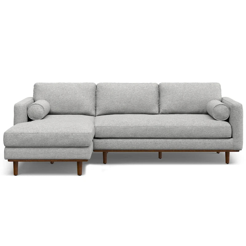 WYNDENHALL Brixley Mid Century 102 inch Wide Left Sofa Sectional