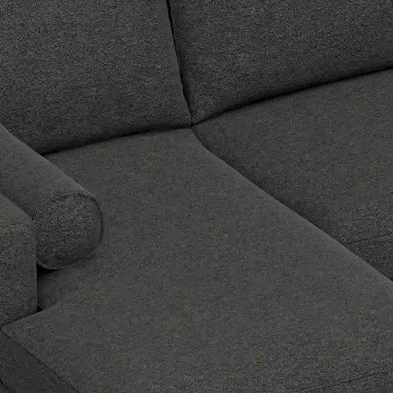 WYNDENHALL Brixley Mid Century 102 inch Wide Left Sofa Sectional