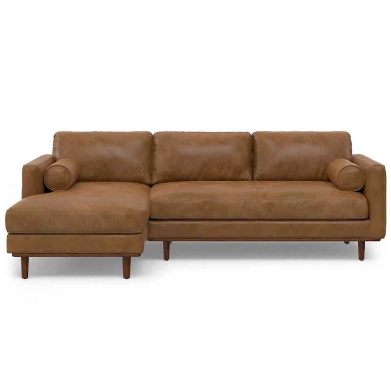 WYNDENHALL Brixley Mid Century 102 inch Wide Left Sofa Sectional