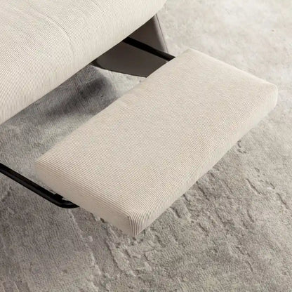 Modern Rocking Chair Recliner, Comfy Rocker Nursery Chair with Footrest, Accent Reading Chair, Upholstered Lounge Chair