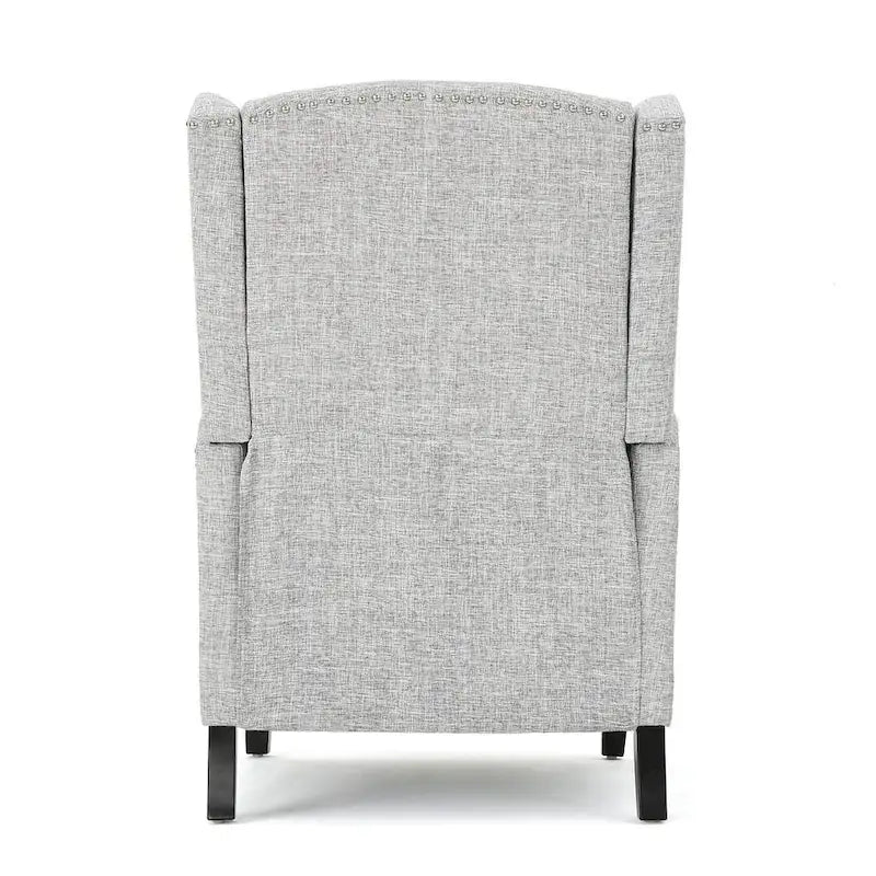 Traditional Fabric Recliner Chairs with Studded Border by Christopher Knight Home