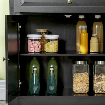 Modern Kitchen Buffet Cabinet with 2 Drawers and Adjustable Shelves