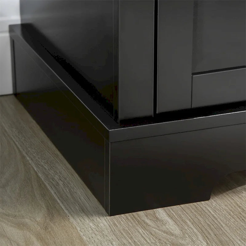 Modern Kitchen Buffet Cabinet with 2 Drawers and Adjustable Shelves