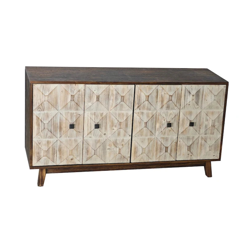 59.84 4 Doors Vintage Sideboard