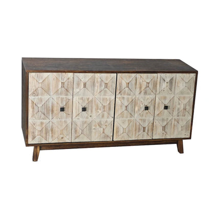 59.84 4 Doors Vintage Sideboard