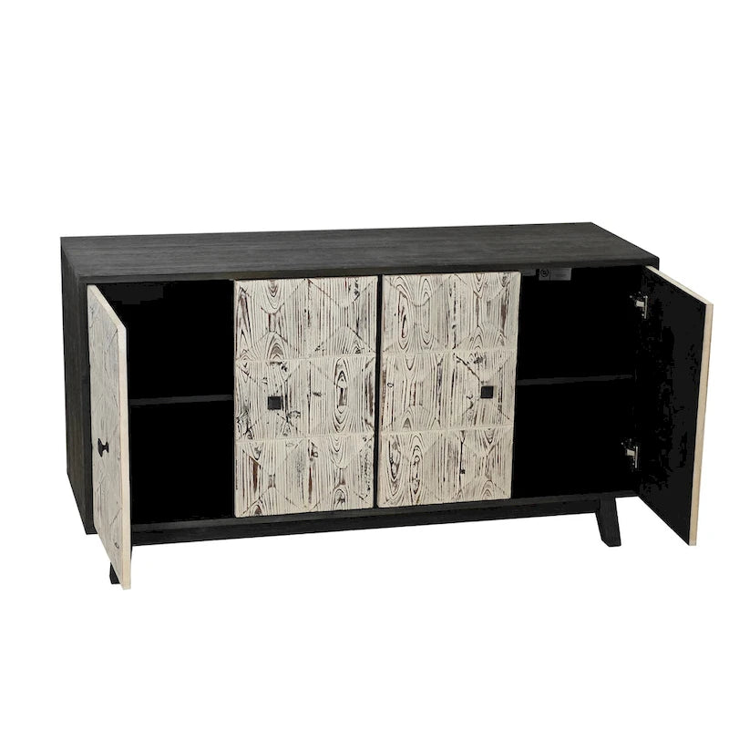 59.84 4 Doors Vintage Sideboard